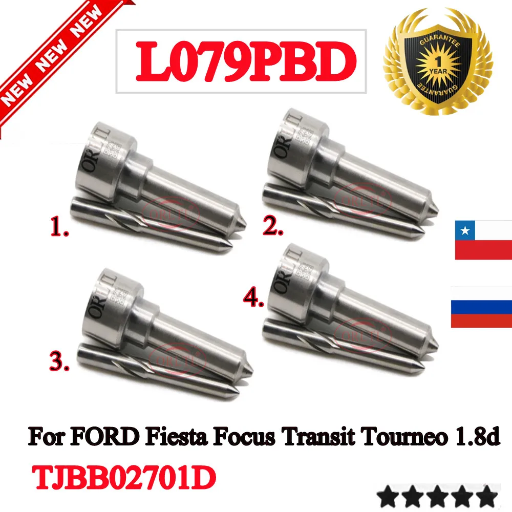 

4PCS ORLTL NEW Injector Nozzle L079PBD L079PRD For FORD Fiesta Focus Transit Tourneo 1.8d TJBB02701D