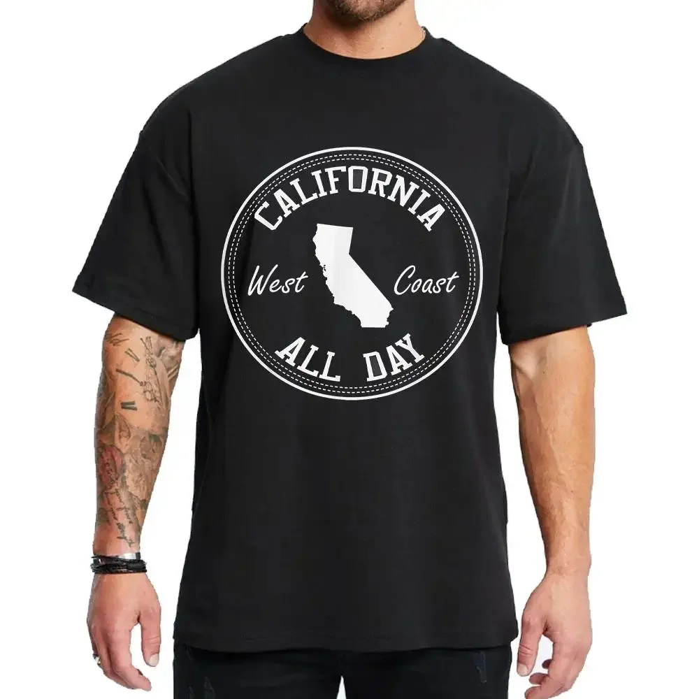 Men's Oversized Round Neck Vinyl Cali Chicano Graphic Hoodie - Moderate Medium-Heavy Lowrider Streetwear Relaxed Pullover, Unisex Cotton Blend All-Season T-Shirt Top