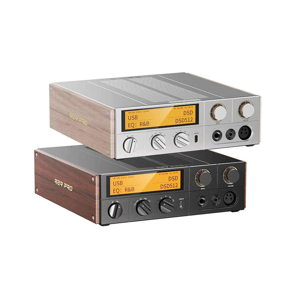 FIIO K17 R2R Desktop AMP Headphone Amplifier Hi-Res Audio Proprietary 24+5bit Segmented R2R PRO DAC Bluetooth WiFi Full Balanced