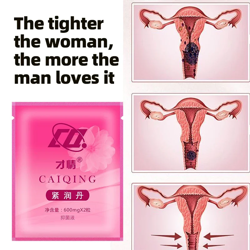 48 Capsules Vaginal Tightening Vagina Shrinking Climax Tight Oil Women Orgasm Gel Libido Enhancer Exciter Stimulant Female Care