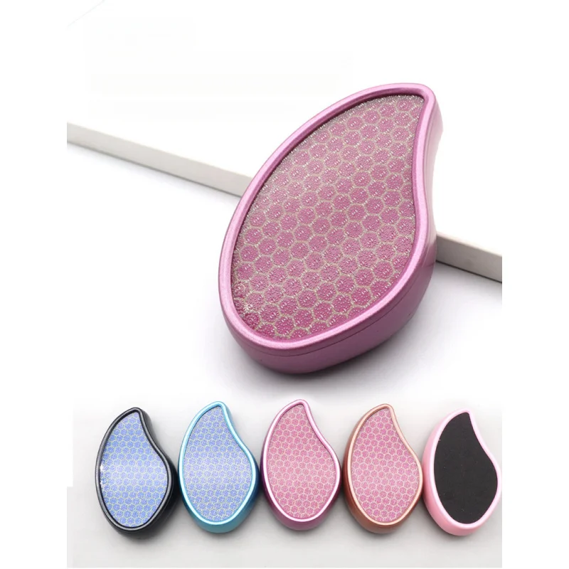 Nano vidro pé purificador removedor de calos arquivo de pé calcanhar barbear & pé sola reparação da pele moagem pedra cuidados com os pés moedor