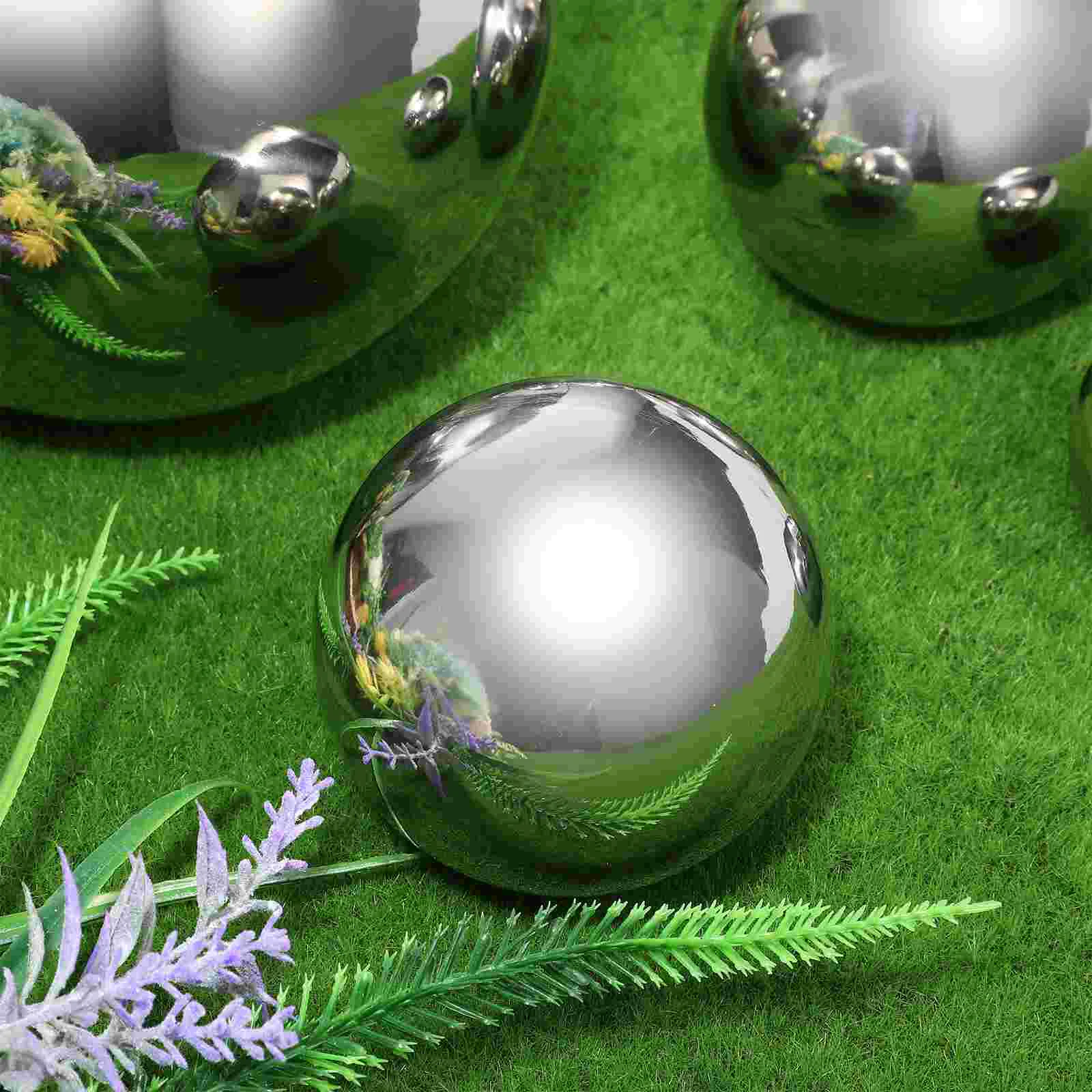 Mirror Gazing Balls Garden Reflector Wall Decor Outdoor Decorations Hollow for Globe