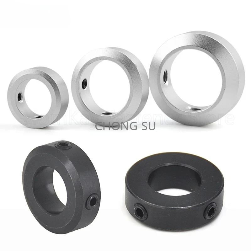

SOH SOC Fixing Ring ID 6mm - 50mm Optical Axis Locking Limit Circle Aluminum Alloy/45# Steel Spindle Retaining Bushing Clamping