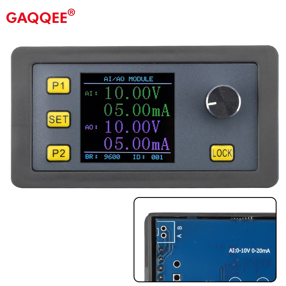 DC24V Signal Generator Module 0/4-20mA High-Precision Digital Current Source Analog Input/Output Measurement Frequency Generator