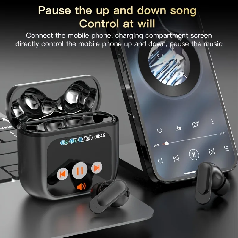 سماعات أذن لاسلكية بسعر خاص لعام 2025: سماعات رأس رياضية TWS لاسلكية حقيقية مع نقل عالي السرعة 5.4 #3