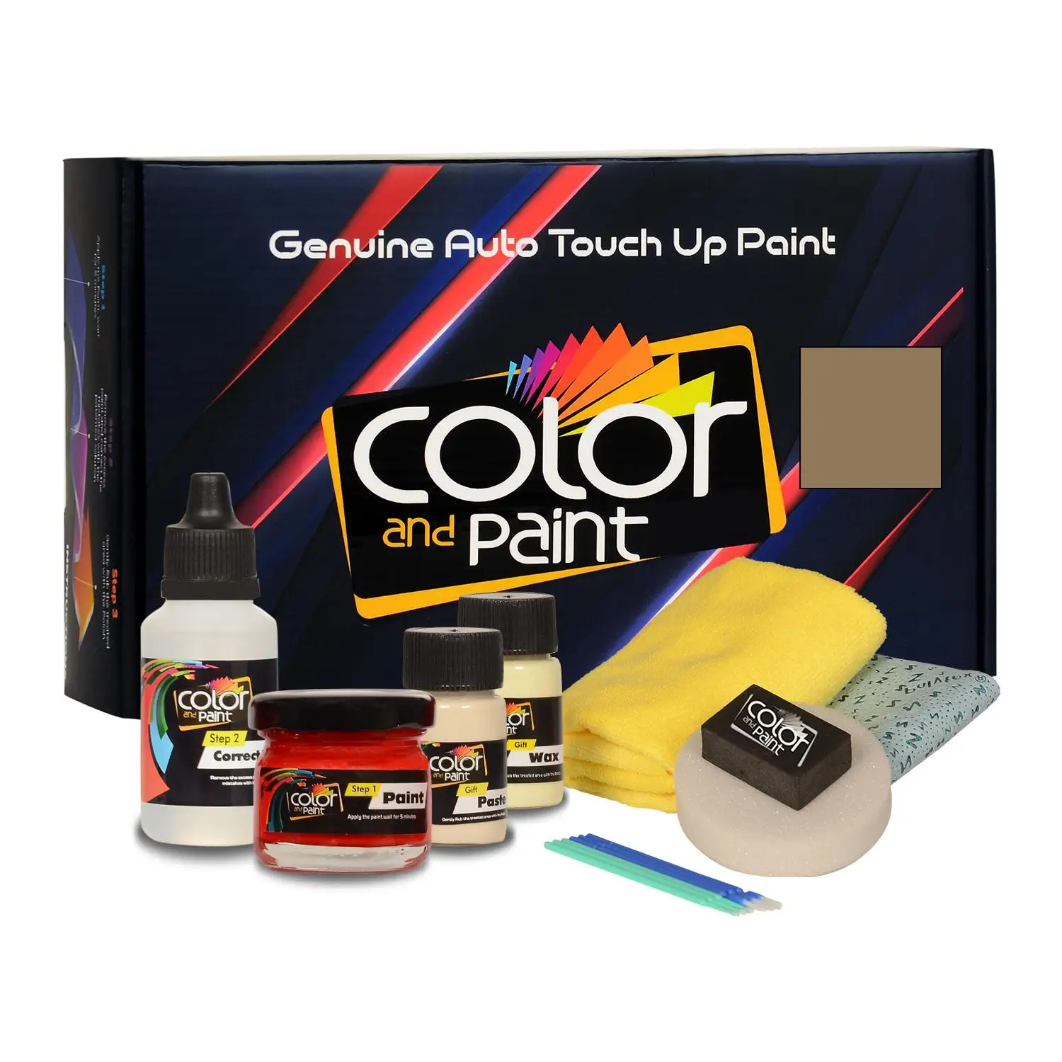 

Color and Paint compatible with Subaru Automotive Touch Up Paint - OFF BEAT KHAKI MET - G55 - Basic Care