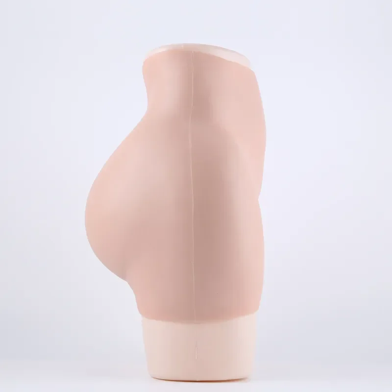 Sixth generation open silicone hip pants, thickened 3cm sexy hip 3900g four-corner silicone hip pants