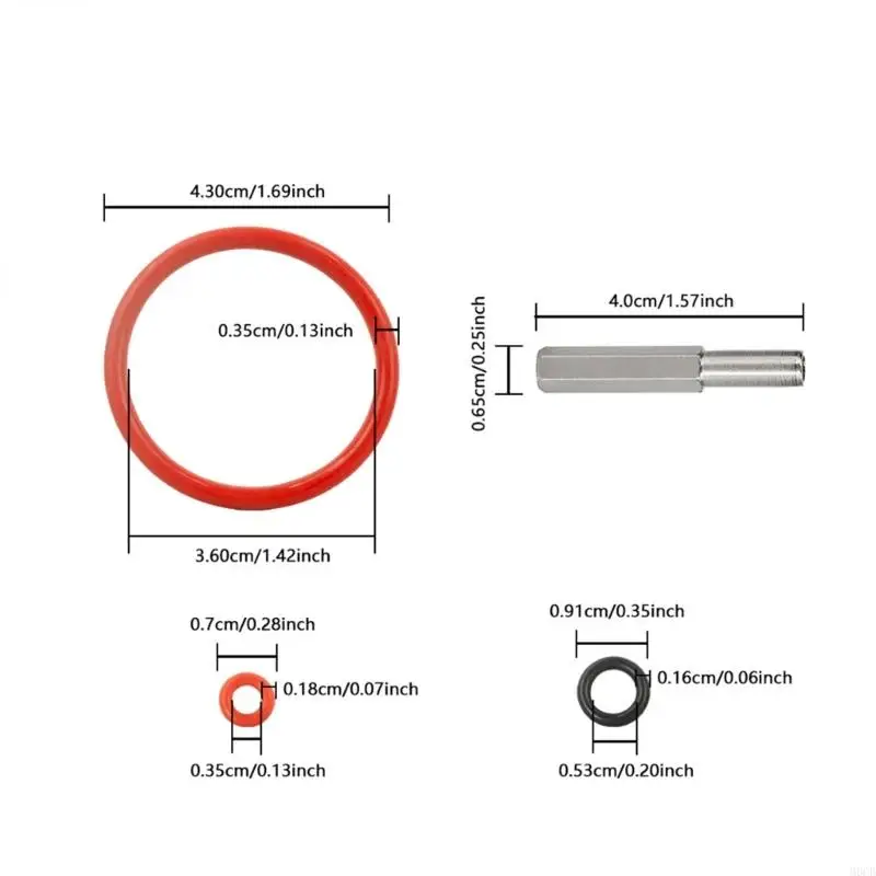 M6CB Многоподобный инструмент для ремонта кофемашины Силиконовые прокладки, подходящие для кофейных машин и приборов
