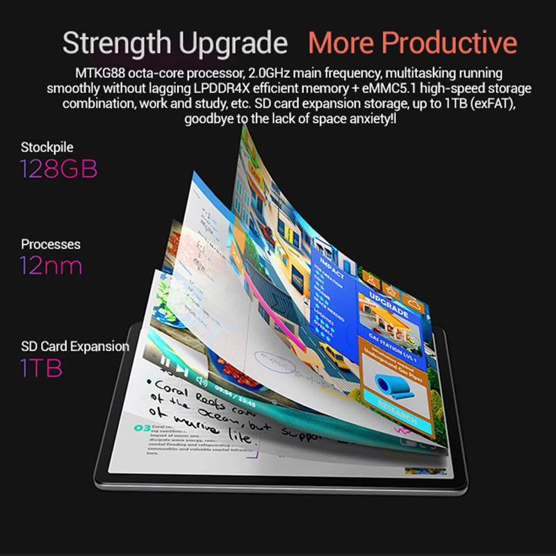 البرامج الثابتة العالمية 8GB 128GB الأصلي الجديد لينوفو منصات Zhaoyang Tab K10 M11 10.95 '90 هرتز MTK Wifi /LTE Helio G88 أقراص 7040mAh