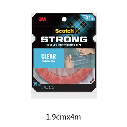 3M Scotch Transparent Dubbelhäftande Tejp Högviskös Osynlig Skum Dubbelhäftande Tejp Långvarig Självhäftande Spårfri Tejp 6 best sales Scotch dubbelsidig - №5