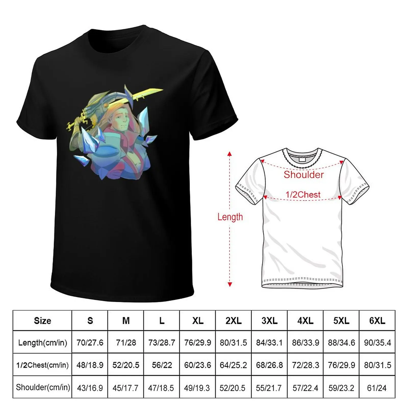 Master Yi & Taric T-Shirt Standard Fit Solid Tee Shirt