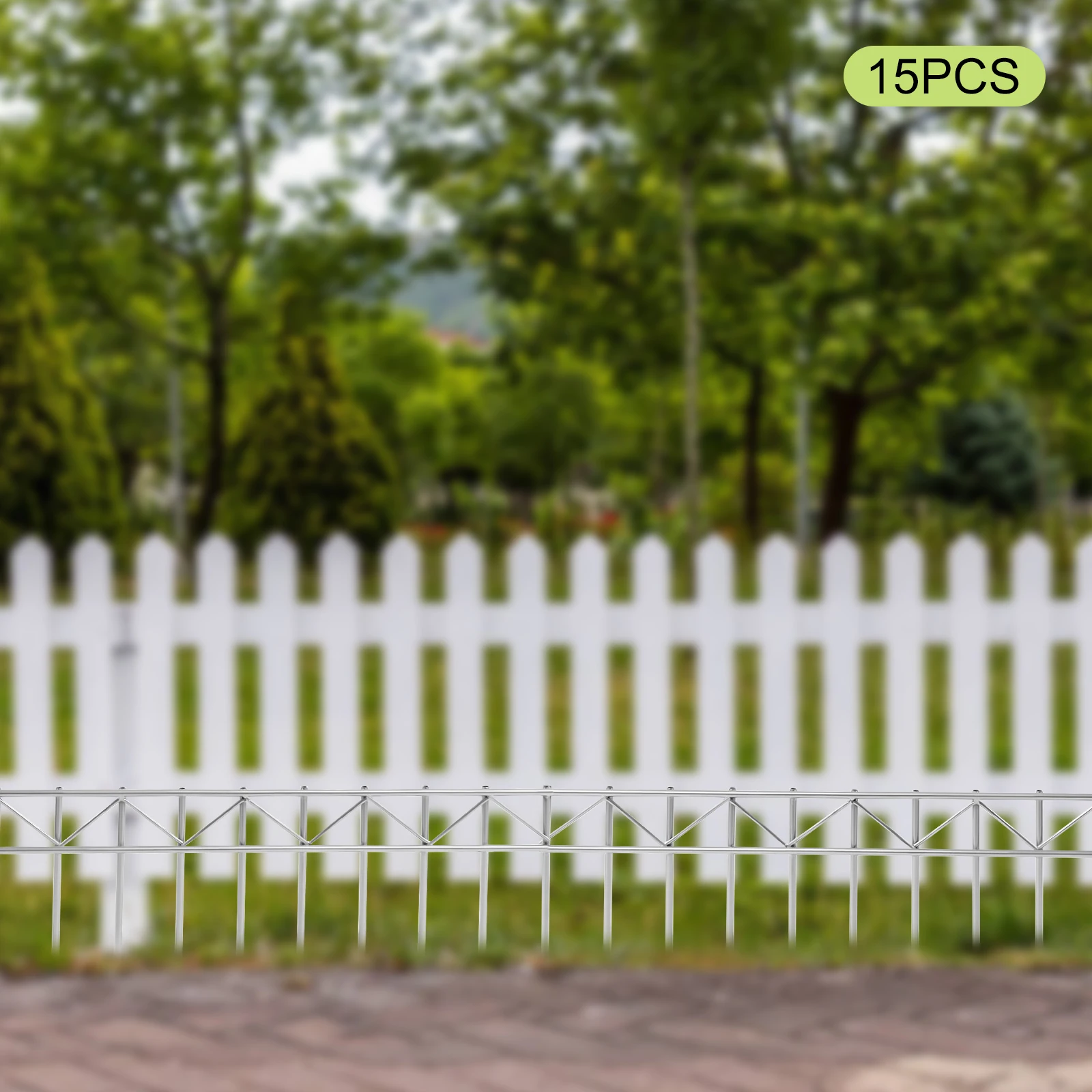 15pcs Garden Fence for Outdoor Yard Decorative 10