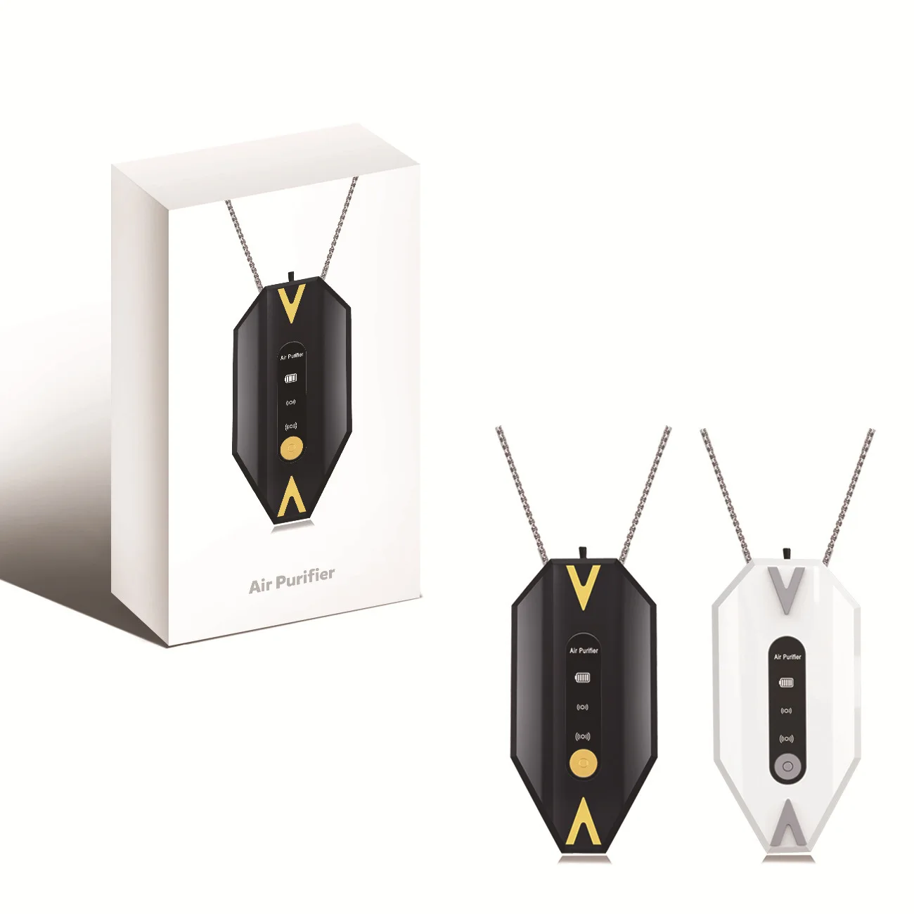 Очиститель воздуха в виде ожерелья, Lonizer, мини-устройство для устранения смога и формальдегида, USB-перезаряжаемый Отрицательный Lon-генератор