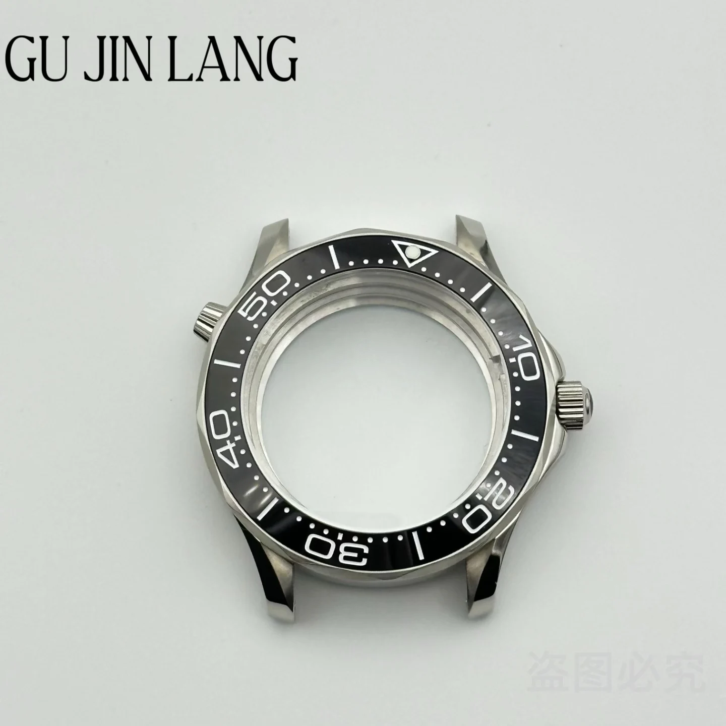 

42mm ceramic ring 316 stainless steel waterproof case suitable for NH35 NH36 NH38 movement
