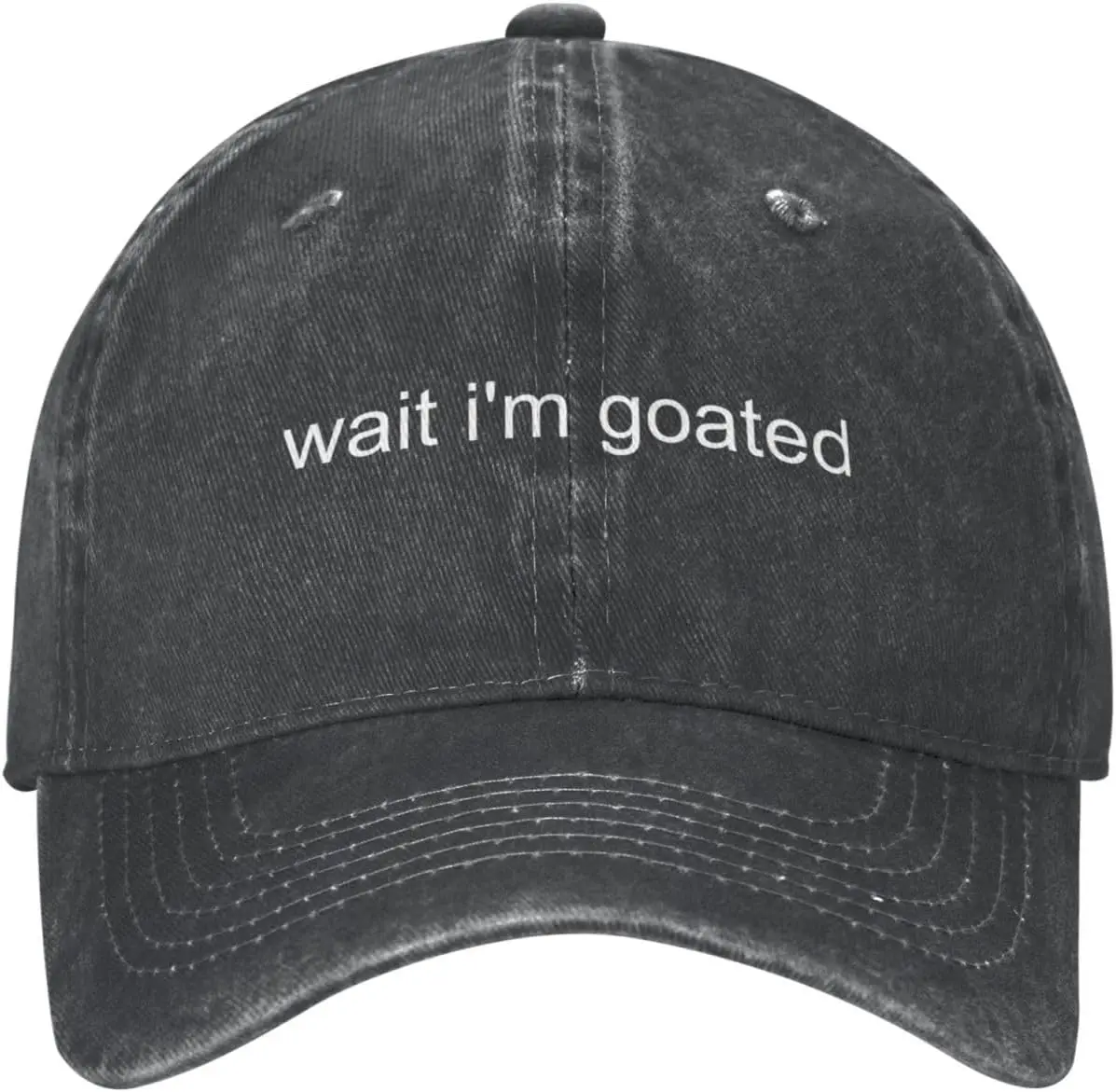 Wait I'm Goated Hat for Men Baseball Cap Fashionable Hat