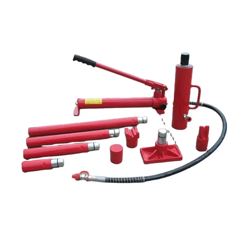 10T Power Jack Hydraulic Porta Power Set Auto Body Tool Kit Jack