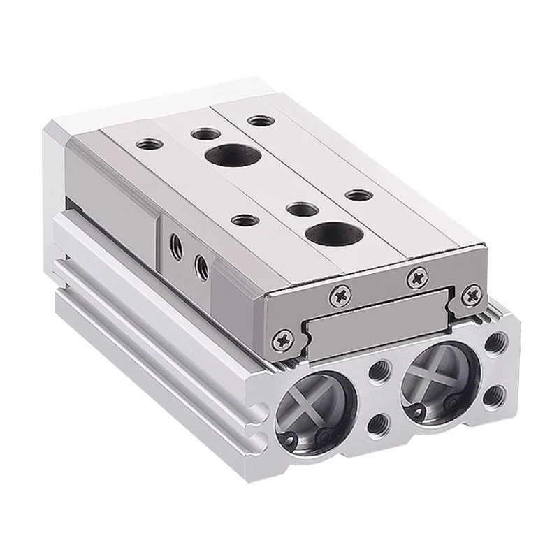 MXQ Series Air Slide Table Dual Rod Rail Slide Air Pneumatic Cylinder 6/8/12/16/20/25mm Bore Cylinders