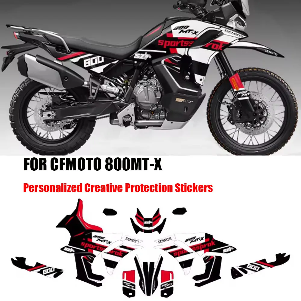Motorcycle Accessories Body Stickers Modified Stickers FOR CFMOTO 800MT-X 800MTX Personalized Creative Protection Stickers