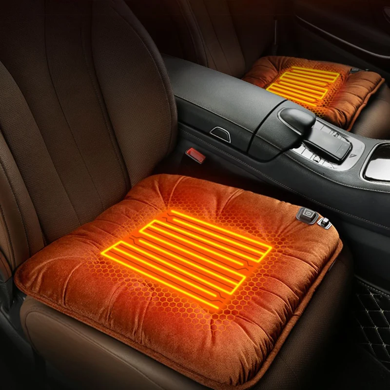 Universal Car Seat Heater Cushion Warmer Cover Carro Winter Heated Warm High Low Temperature 12v Car Accessories Dropshipping