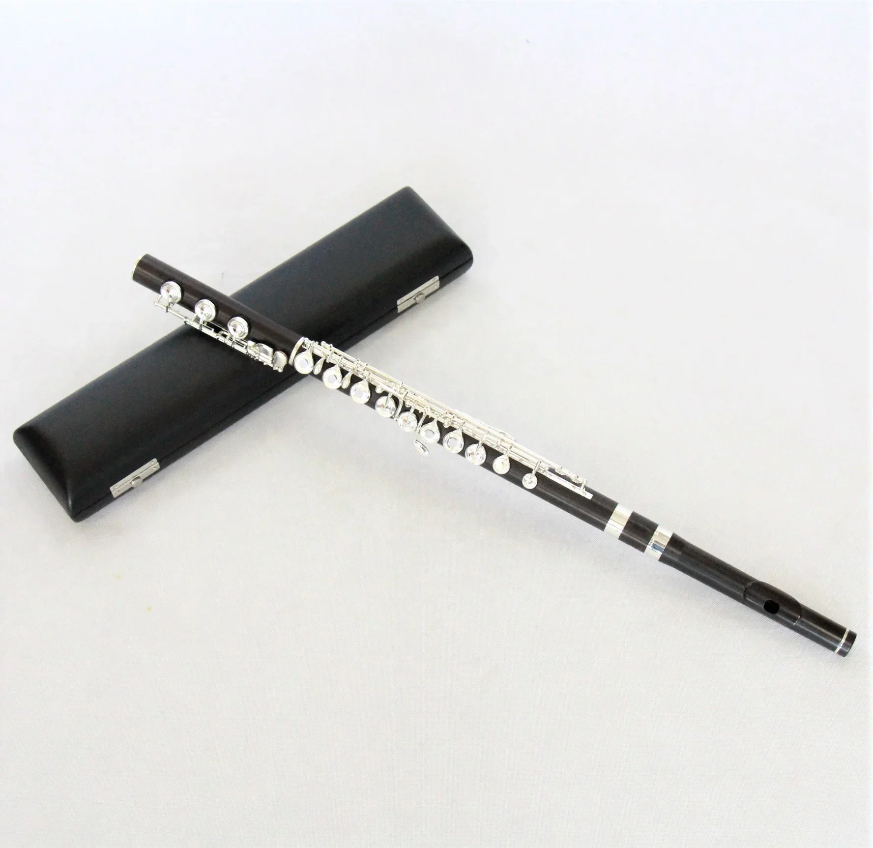 

Top grade flauta/flute factory price flute instrument silver plated ebony flute