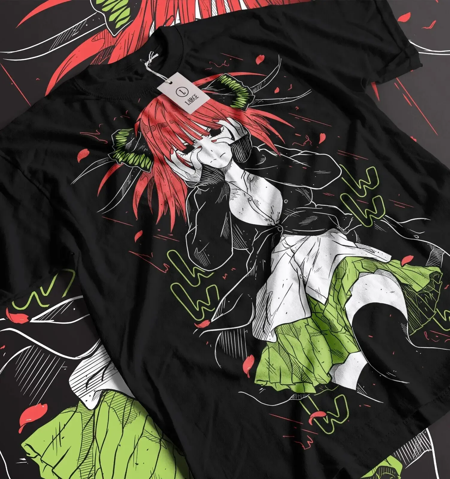 Nino Nakano, 5-toubun no Hanayome,new Anime  new Unisex T-Shirt ALL SIZES