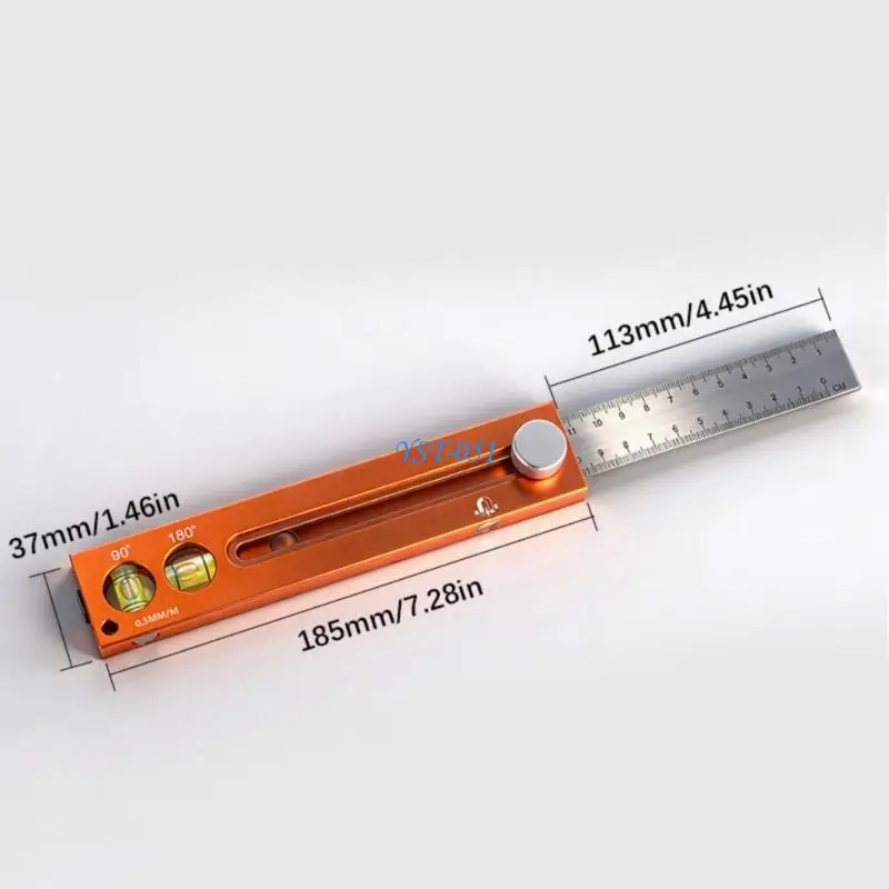 E15A Extendable Level Aluminum Spirit Level Gauge Tool Suitable For Professional Use