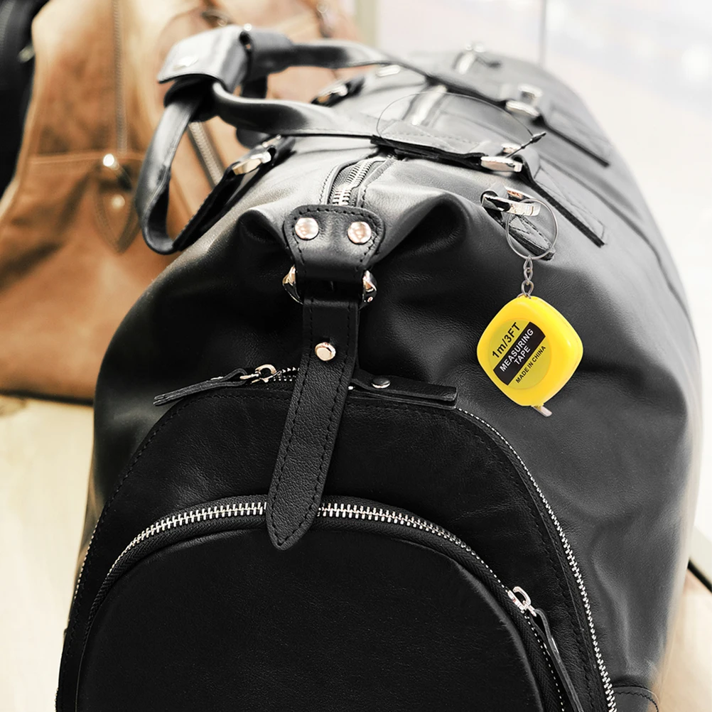 

10pcs Mini Retractable Tape Measure Keychain Metric Portable Tape Ruler Small Size Lightweight Durable Practical Design Easy to