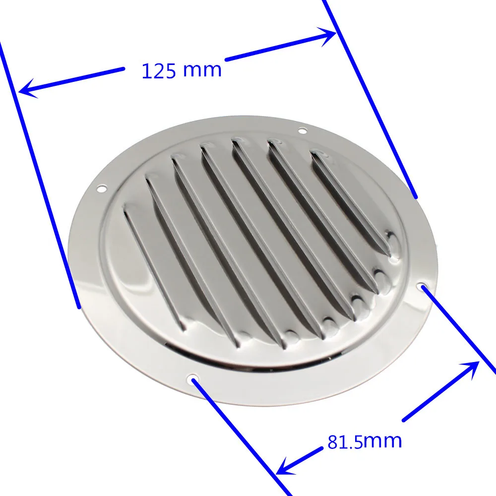 316 stainless steel circular ventilation piece, louver ventilation plate. Hardware accessories for yacht RV