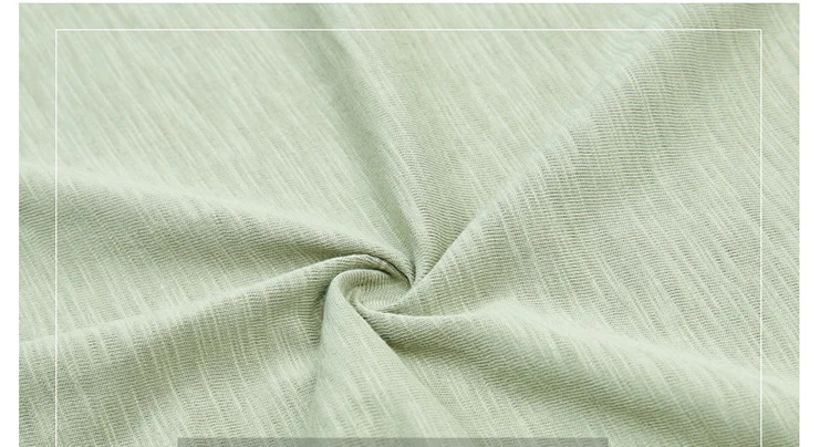 2026 Langarm Frühling Damen Slub-Baumwoll-T-Shirts mit Knöpfen, grüner V-Ausschnitt, einfarbiges T-Shirt, kaffeefarben, koreanische weiche, lockere Oberteile – Detail 4