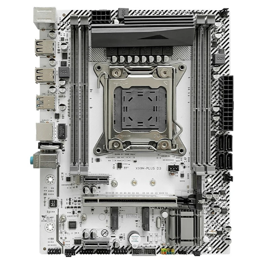 لوحة أم Micro ATX ، X99 ، ، D3 لـ JGINYUE LGA 2011v3 ، DDR3 ، igb ، PCI-E