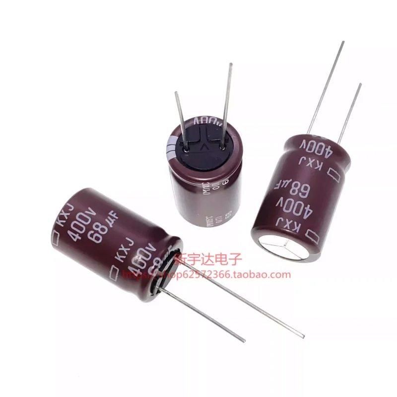 

10-100PCS 68UF 400V Black Diamond 400V68UF 16X25 KXJ series high-frequency long-life electrolytic capacitor