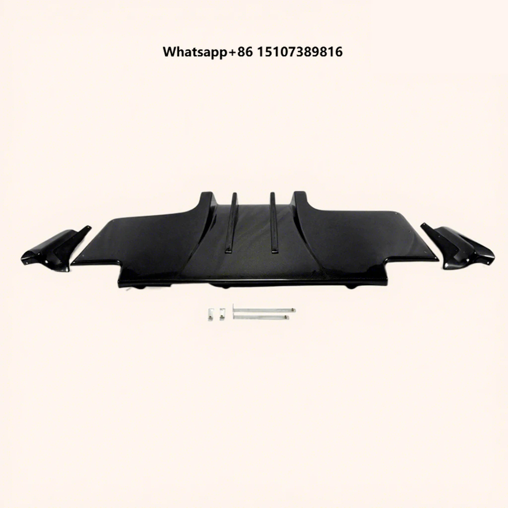 For  Skyline R32 GTR Carbon Fiber TS Style  Type 2 Rear Diffuser W/ Metal Fitting Accessories (5pcs)