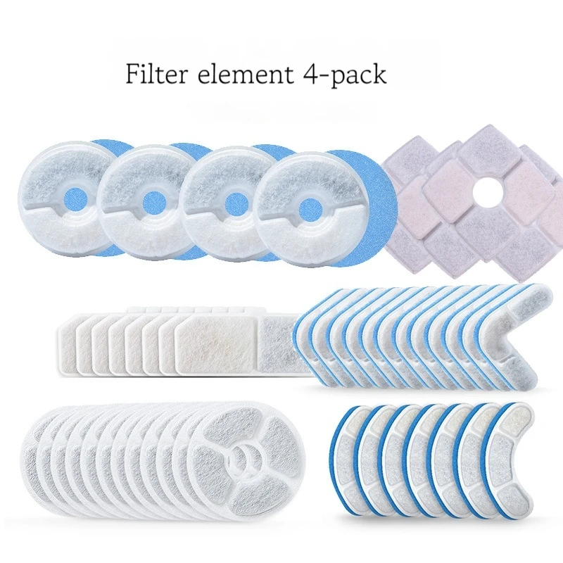 Pet Cat Water Dispenser Filter Cartridge Replacement Filters for Stainless Top Pet Fountain