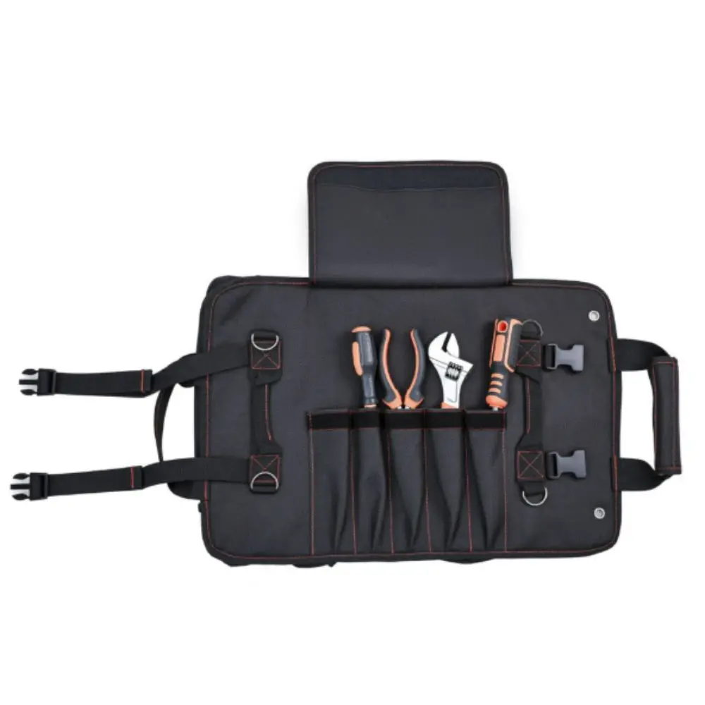 多機能リールバッグ耐摩耗性ヘビーデューティツール収納バッグポータブル厚みのある折りたたみ式収納ソリューションツール収納