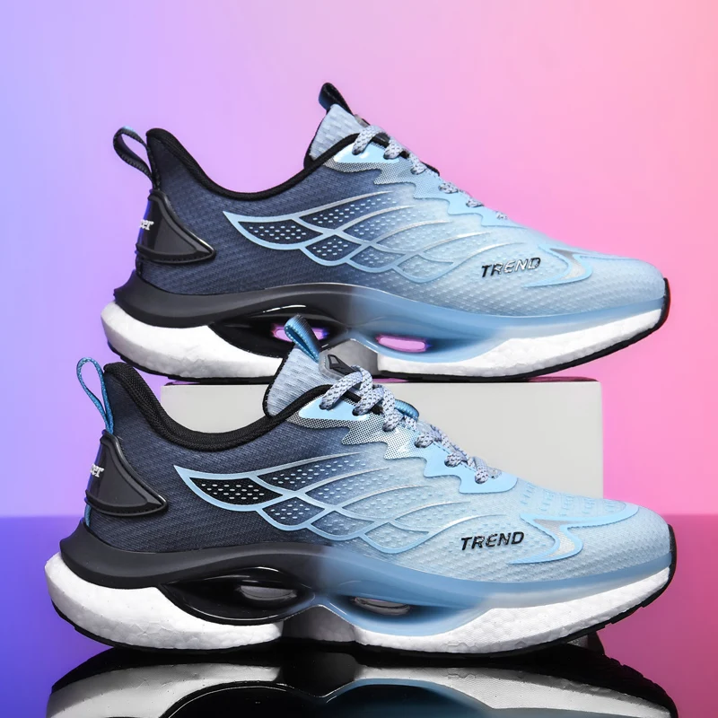 

Plus size men's shoes 39-45 Popcorn Sports Trendy Shoes Classic Running Shoes Lightweight Comfortable teenager
