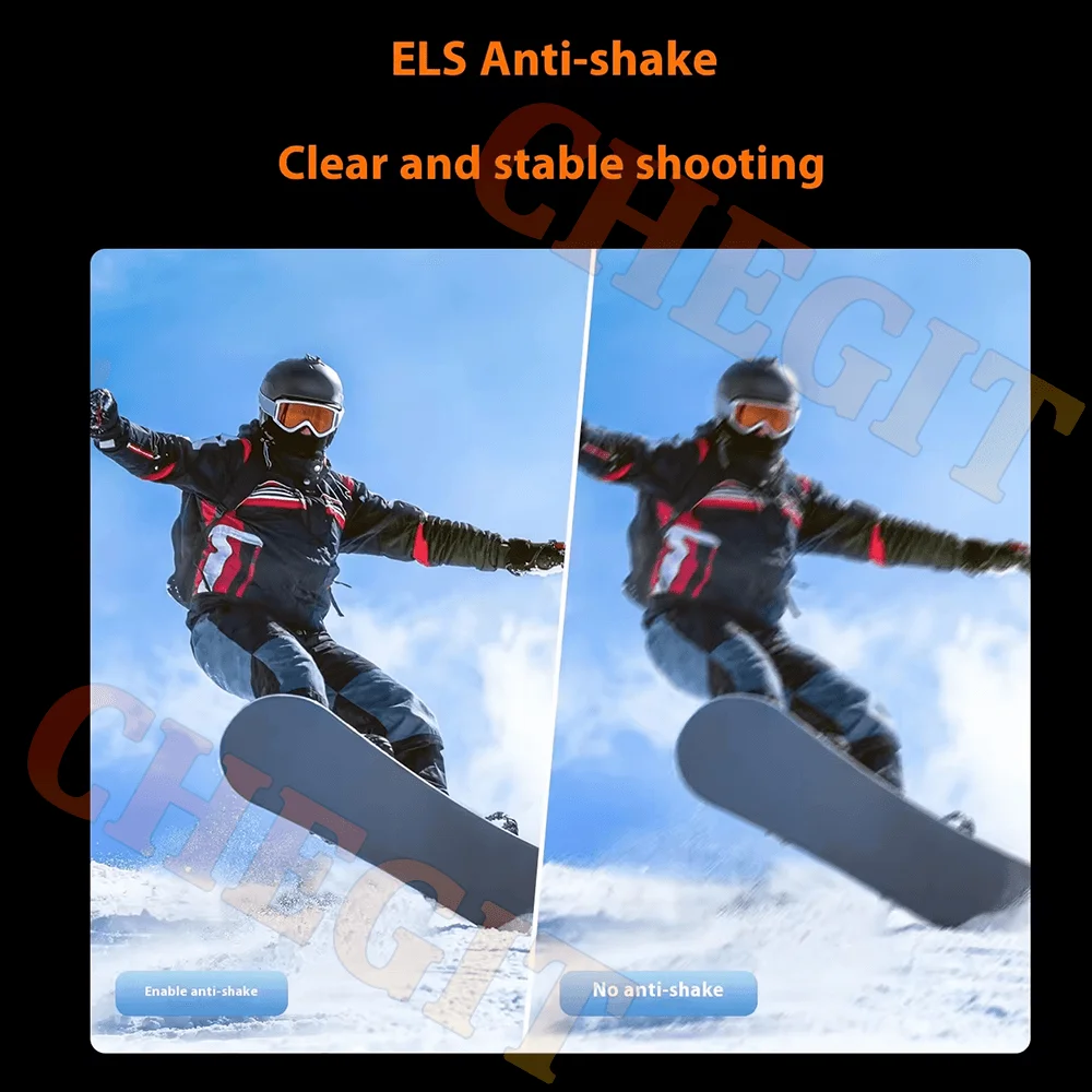 كاميرا الجيب بشاشة 1.69 بوصة 4K/5K Ultra WIFI أو شاشة تعمل باللمس 270 °   Vlog Mini Sports Cam Helmet مسجل سائق الدراجة للسفر