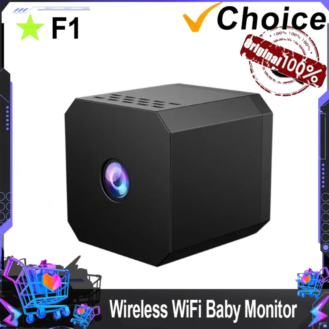 

Мини HD-камера 1080P, беспроводная Wi-Fi радионяня, внутренняя безопасность, видеонаблюдение, видеокамера ночного видения, видеорегистратор