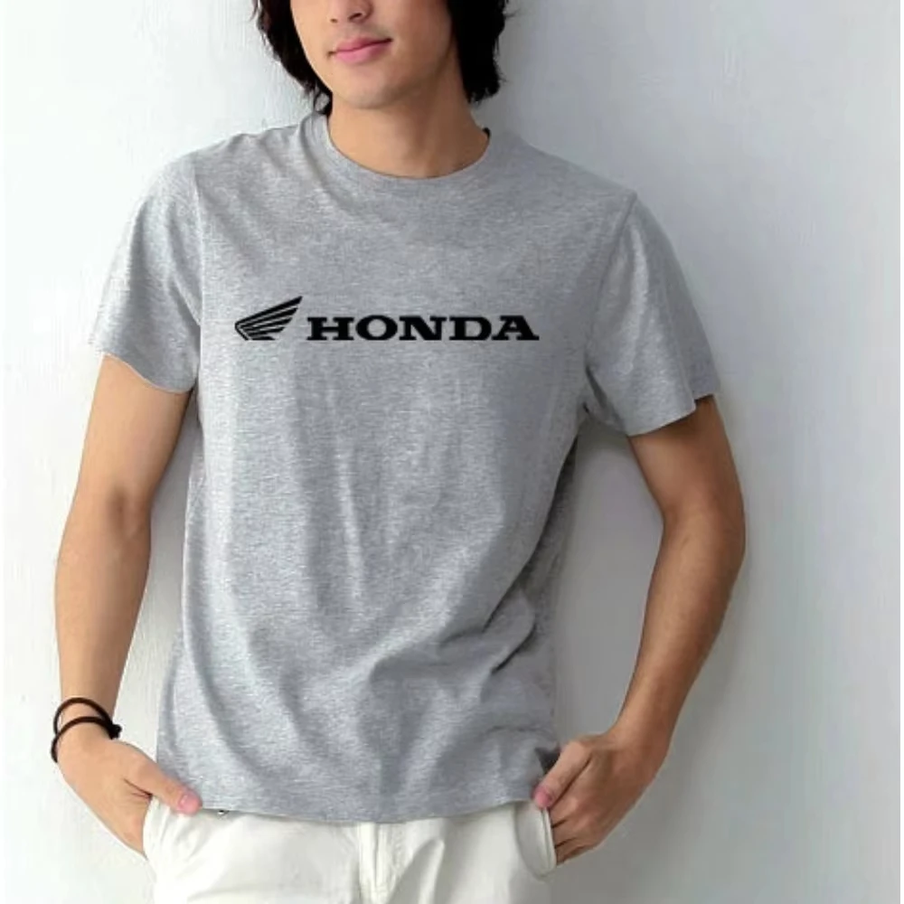 

Новая летняя уличная ретро мотоциклетная серия с логотипом Honda Racing, мужская и женская свободная одежда для гонок в стиле хип-хоп с короткими рукавами и принтом