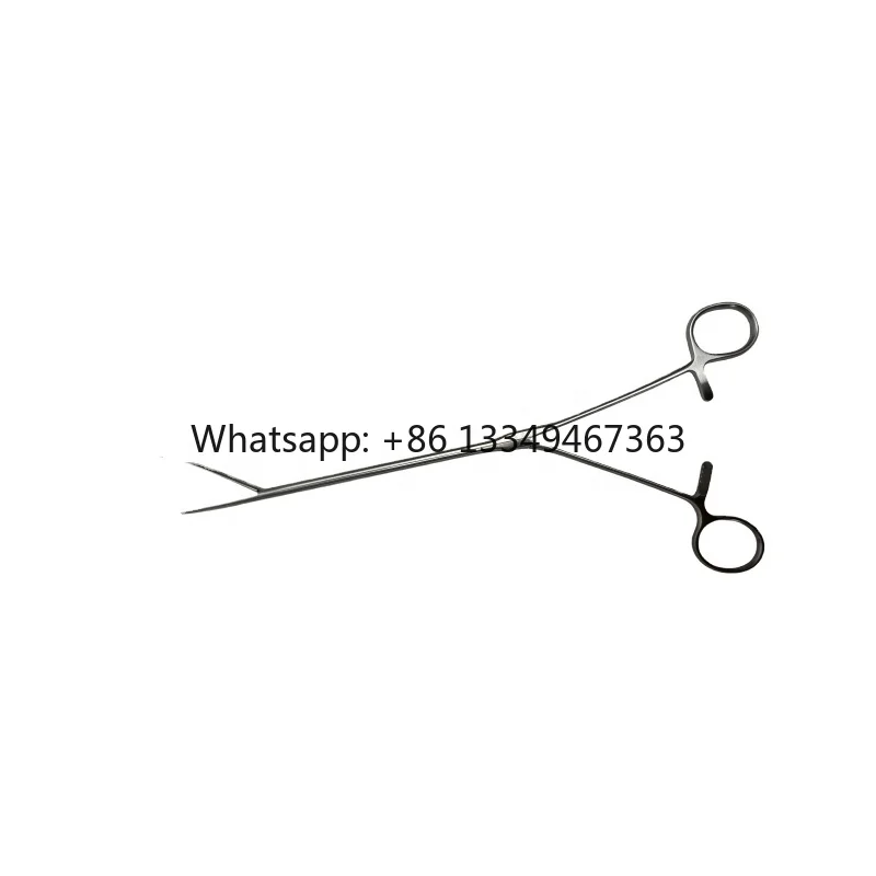 Manufacturer's Direct Sells Tissue Forceps with Ratchet  Oval Shaped,toothless,8mm,working Length 350mm