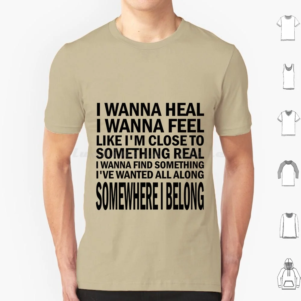 Где-то я часть футболки Мужчины Женщины Дети 6Xl где-то я часть музыкальной группы черный Жесткий альтернативный Металл Wildebeest