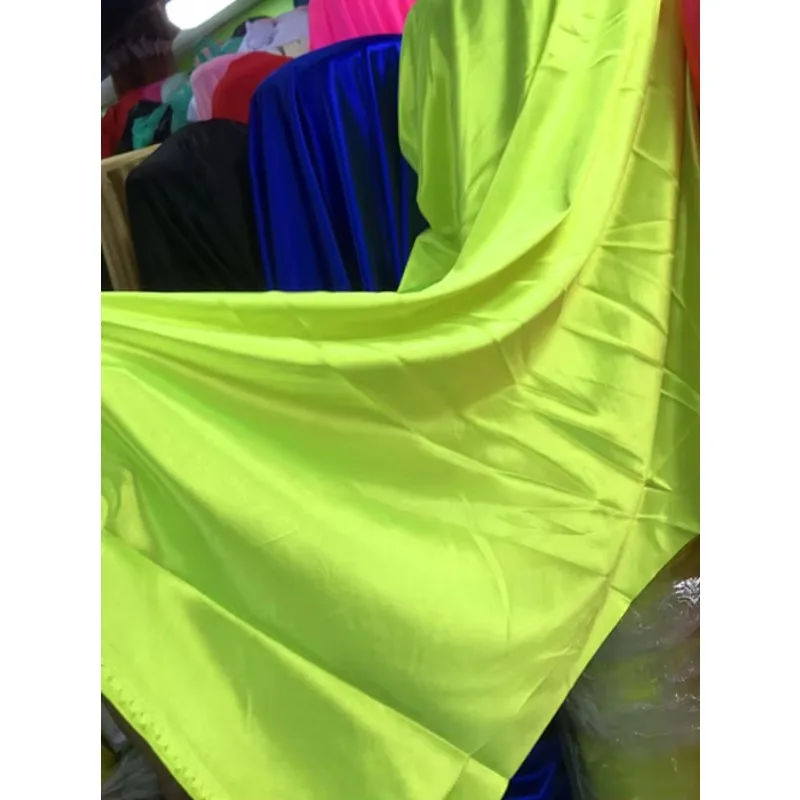 Satén elástico de cuatro lados/tela satinada de LICRA brillante traje de baile latino traje de escenario tela DIY