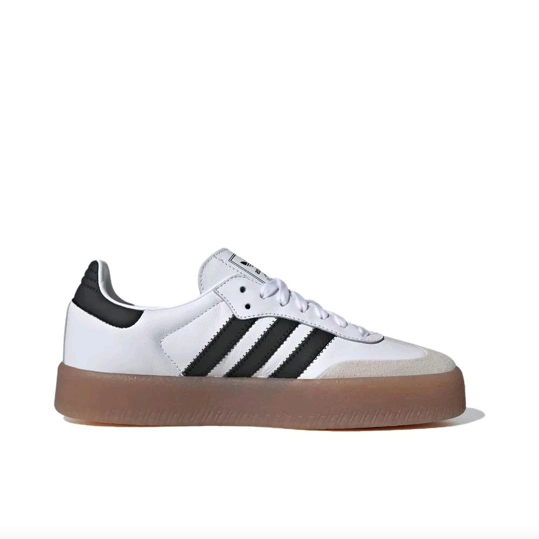 

Женские кроссовки для скейтбординга Adidas Originals SAMBA, противоскользящие, устойчивые, кроссовки высокого качества, белые