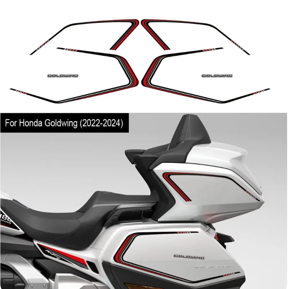 Untuk Honda Goldwing Gold wing GL1800 F6B tur pelindung Tank Pad grip Kit Gas lutut Fairing stiker Fender 2022 - 2024