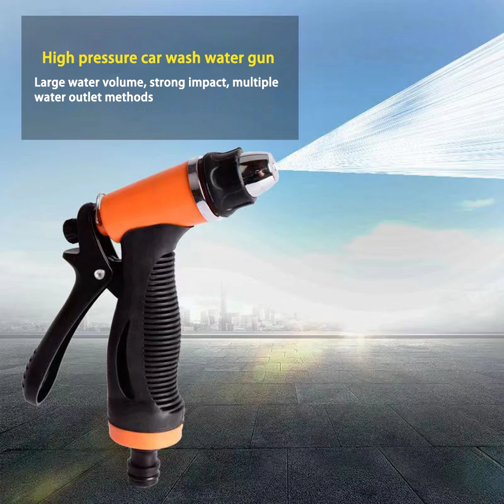 

High Pressure Sprayer Water Gun Spray Nozzle Sprinkler Garden Car Wash Gardening Plant Watering Washer Hose Jet Cleaning Tool 물총