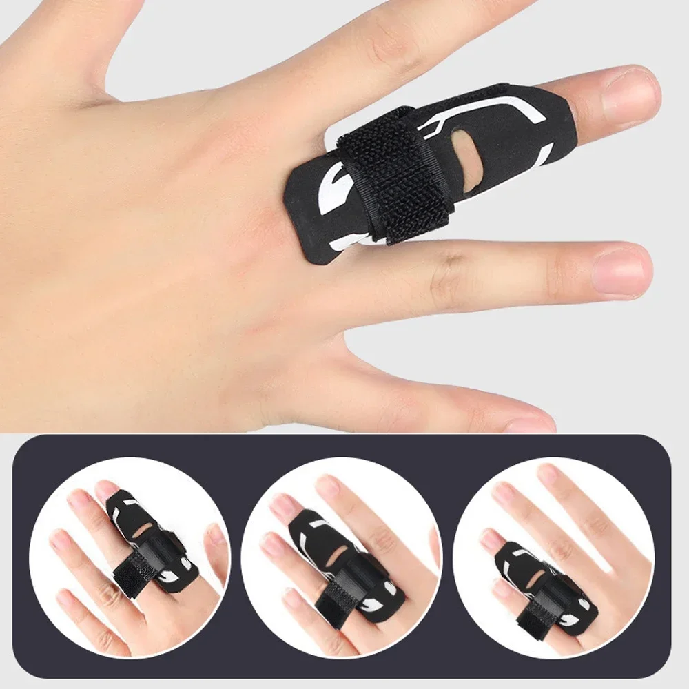 1PCS Finger Splint Support Adjustable Elastic Compression Finger Sleeves Fingers Brace Relieve Joint Pain Fingers Guard Sports