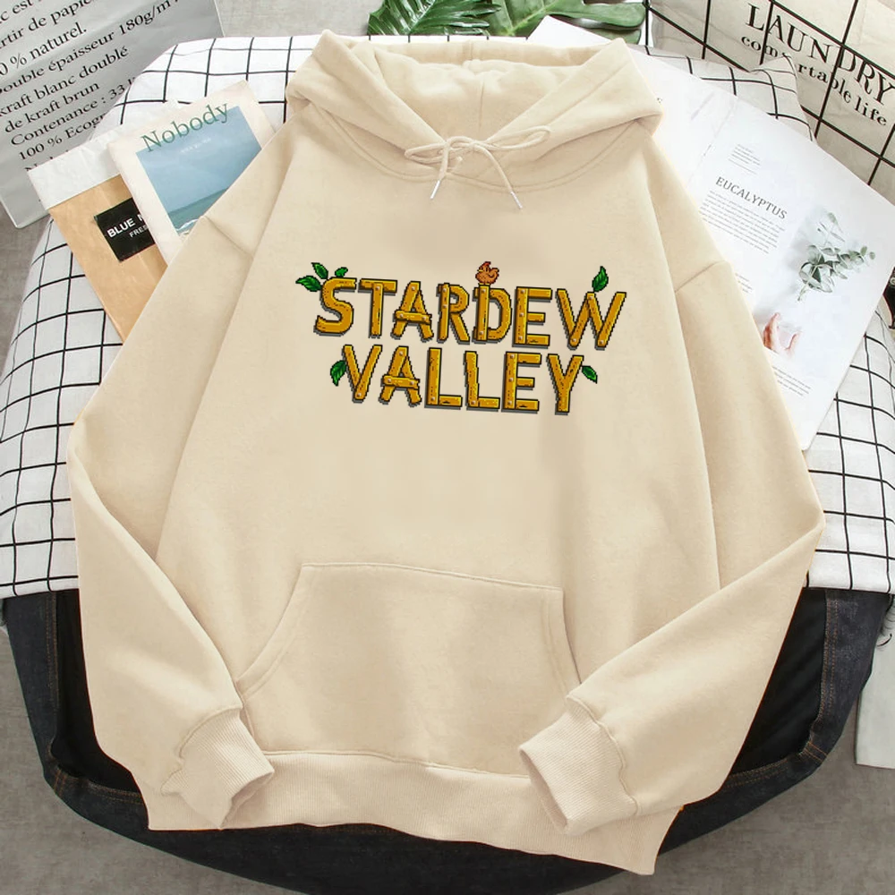 Stardew Valley Hoodies Women Funny Japanese Graphic Sweat Y2k Clothing Women Graphic Sweatshirts