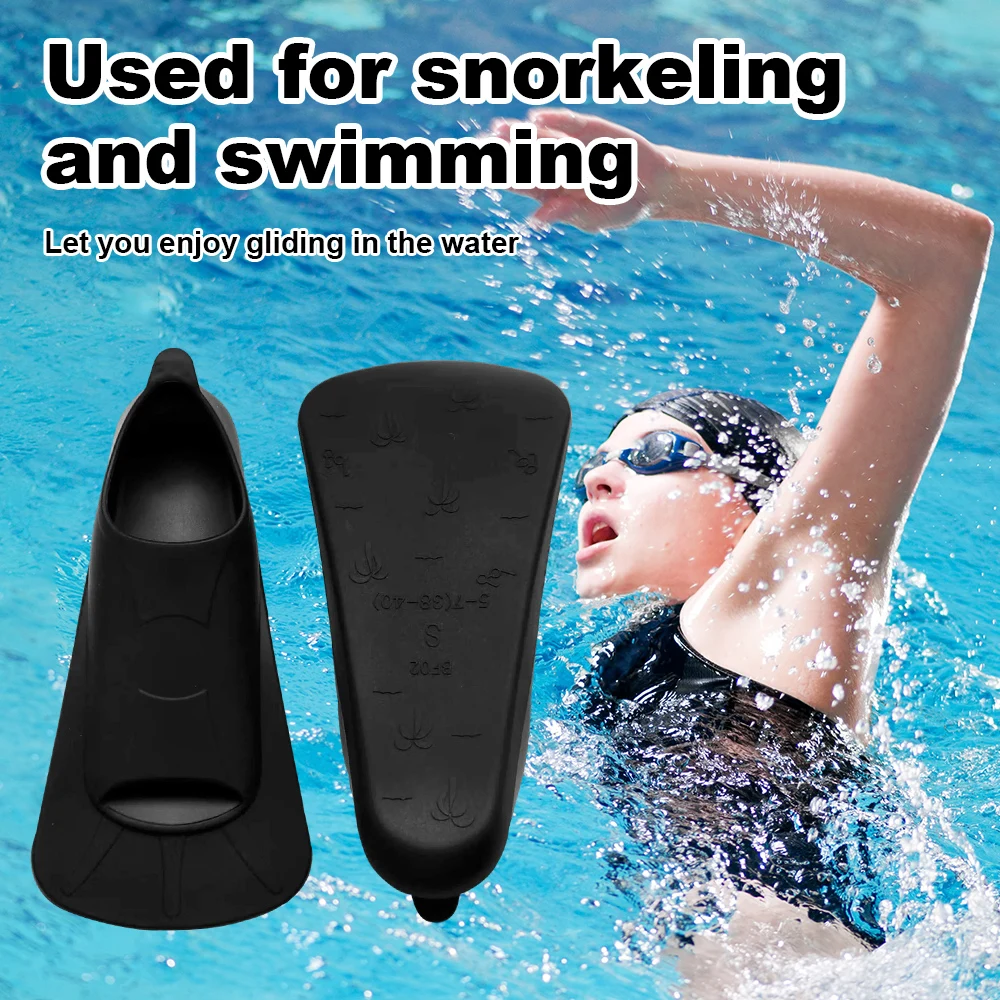 Scarpe da rana corte per adulti Nuova pinna da nuoto in silicone Allenamento professionale Immersioni Palmate Forniture per immersioni Pinne da nuoto Propulsione