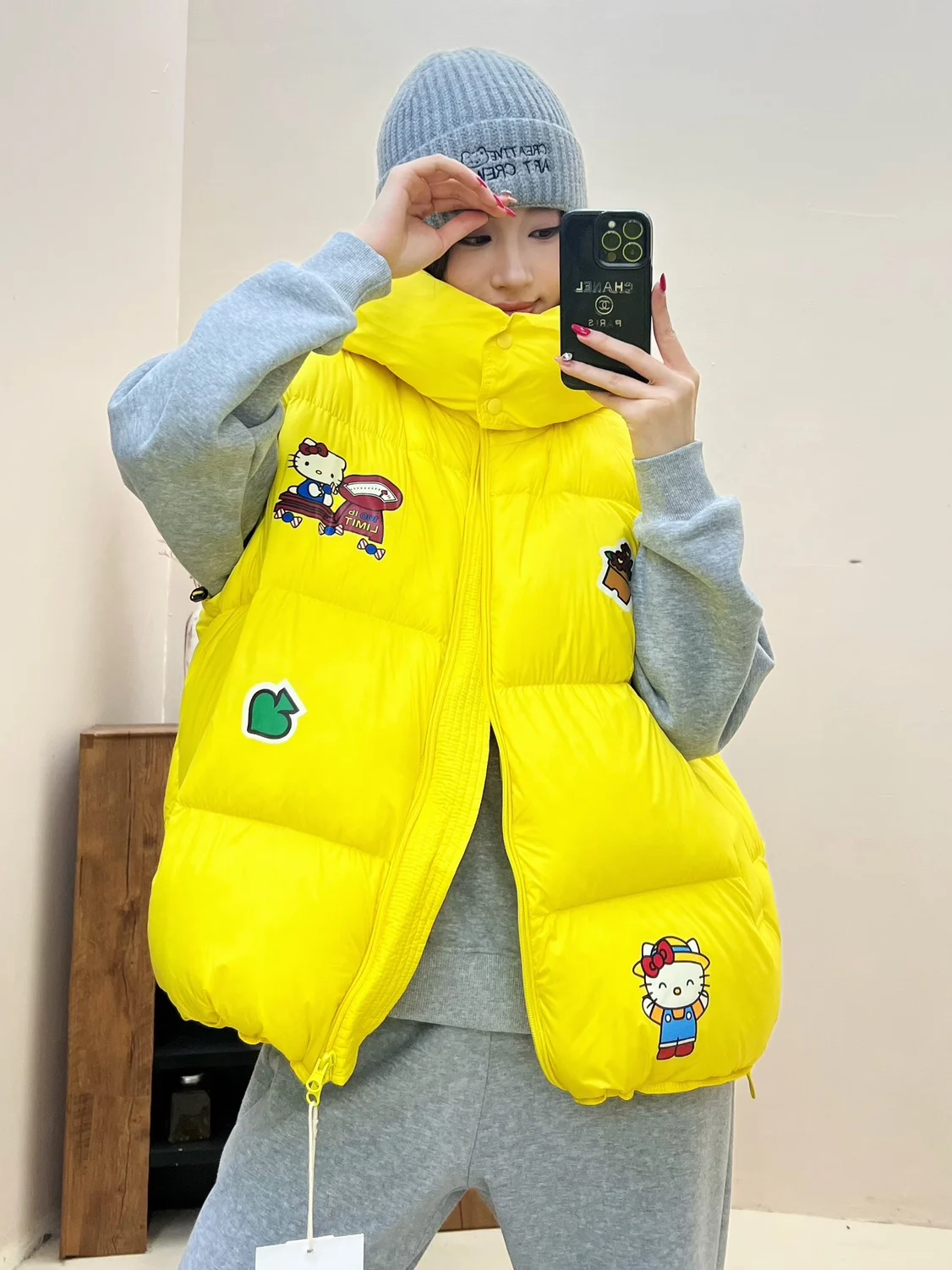 Losse, casual, effenkleurige, modieuze winterjas voor dames, nieuw binnen, veelzijdig design, Europese stijl, buitenkleding.