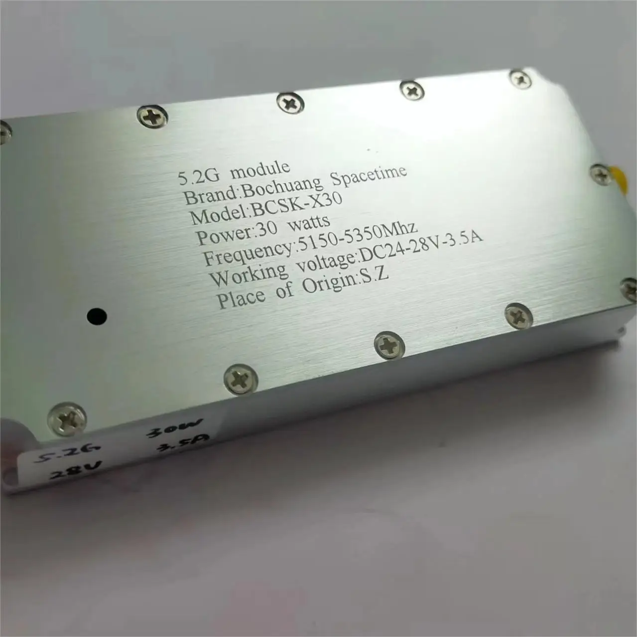 Módulo amplificador de contrapeso UAV de BCSK-X30, blindaje de señal, 5,2G-30W