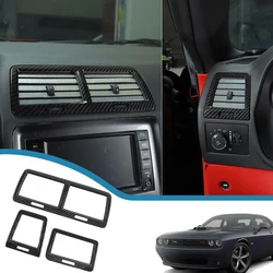 Car Dashboard Air Conditioning Vent Outlet Decoration for Dodge Challenger 2009 2010 2011 2012 2013 2014 Interior Accessories